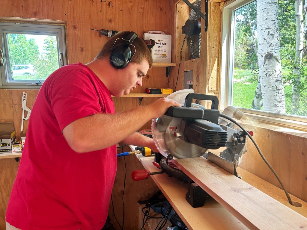 Community effort helps young man build a thriving woodworking shop in Steamboat Springs